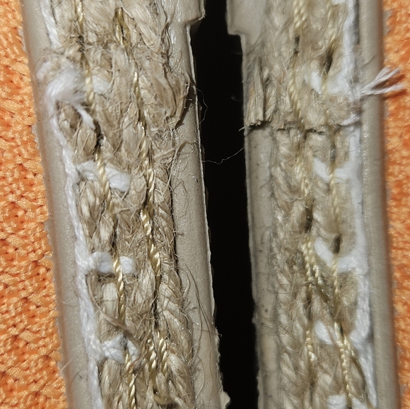 Eydram orange mesh espadrilles, soft flexible soles. Women's size 11. - Picture 8 of 12